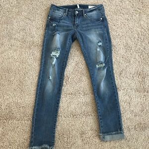 Distressed Skinny Jeans